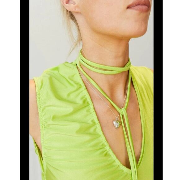 Saks Potts Green Philippe Minidress Size Medium - Picture 5 of 11